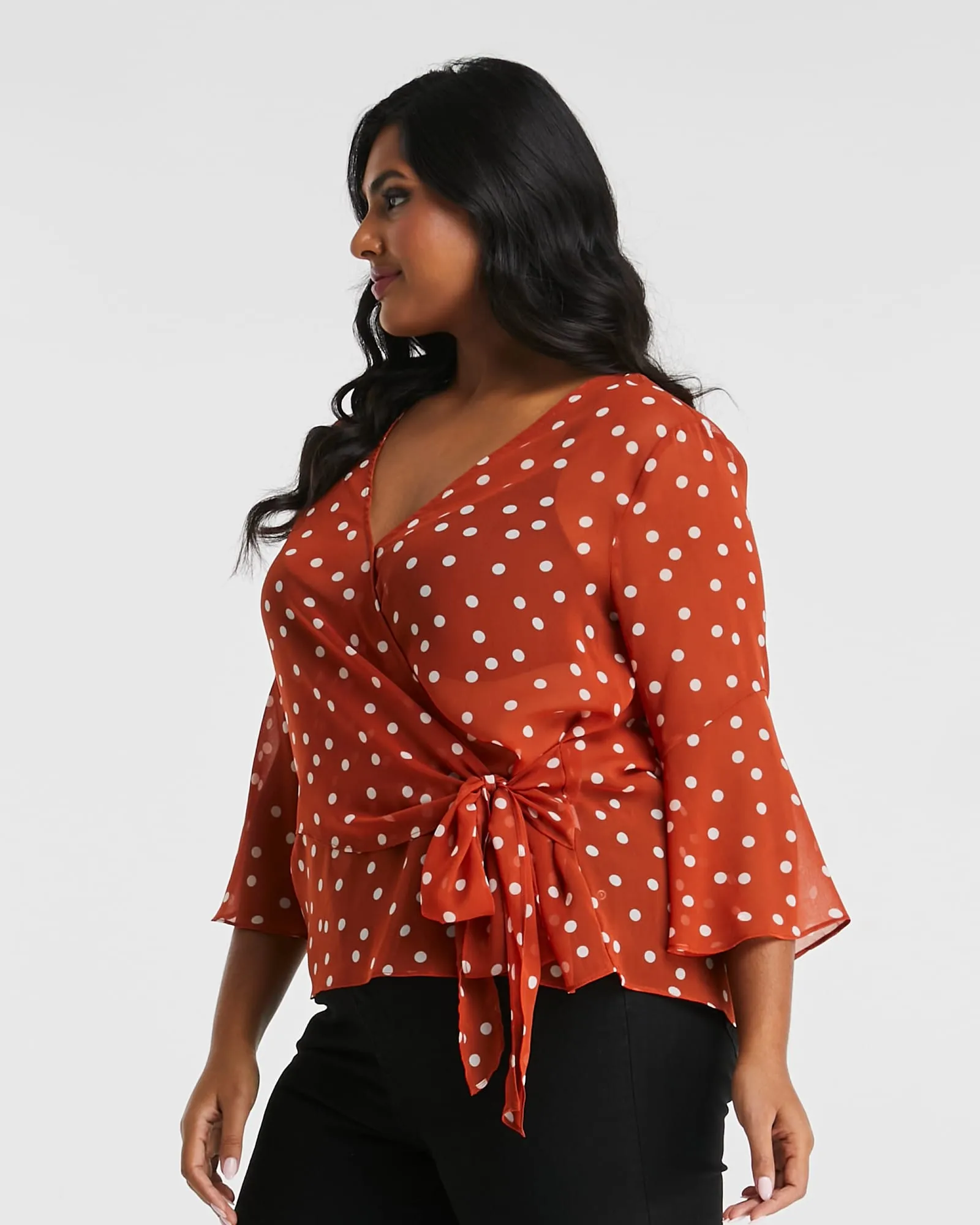 Forest Spot Top | Clay/Milk