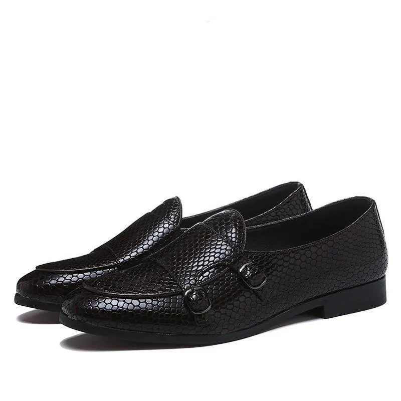 Formal Double Monk Strap Men‘s Loafers