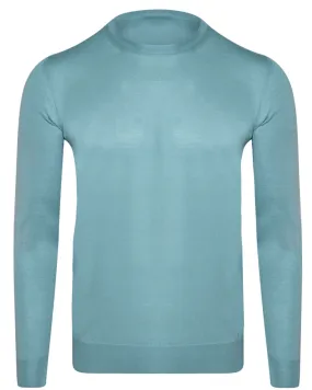 Forrest Green Cashmere Blend Crewneck Sweater