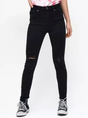 FOSTER SKINNY JEANS WITH RIPS