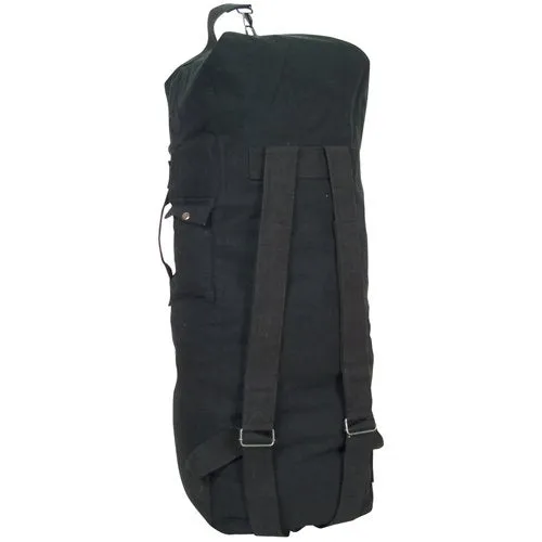 Fox Outdoor Products Two Strap Duffel Bag, Black