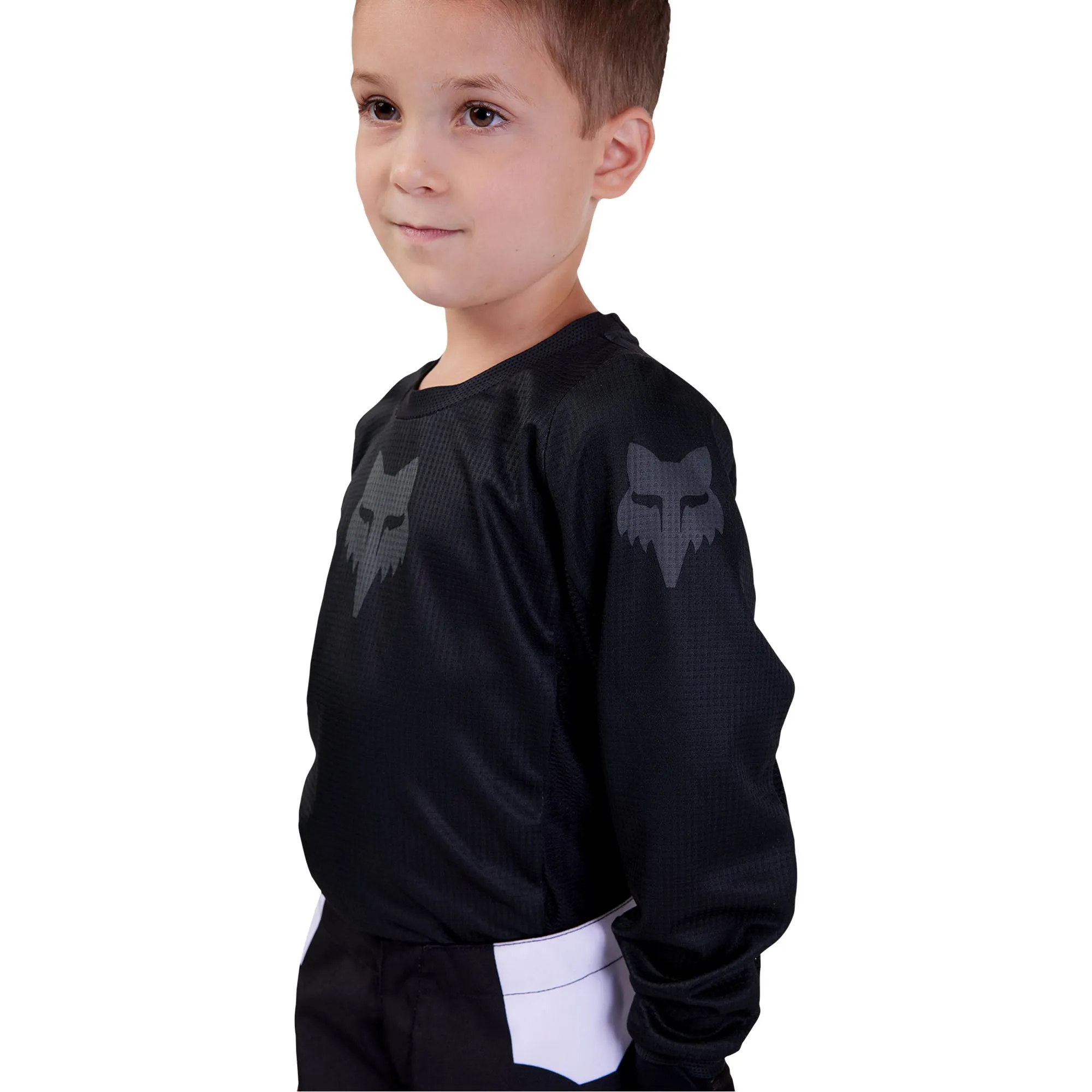 Fox Racing Kids Blackout Offroad Jersey Black/Black