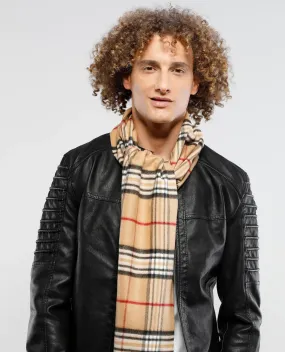 Fraas Plaid Cashmink Scarf