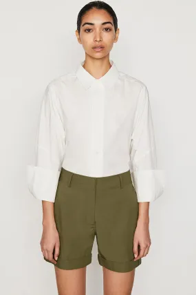 Frame - The Oversize Shirt Blanc