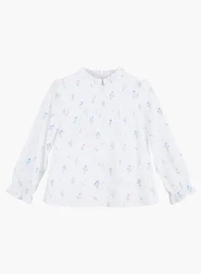 Frances Floral Ruffle Blouse