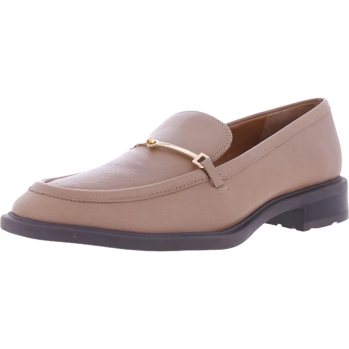 Franco Sarto Womens Eda Leather Slip On Loafers