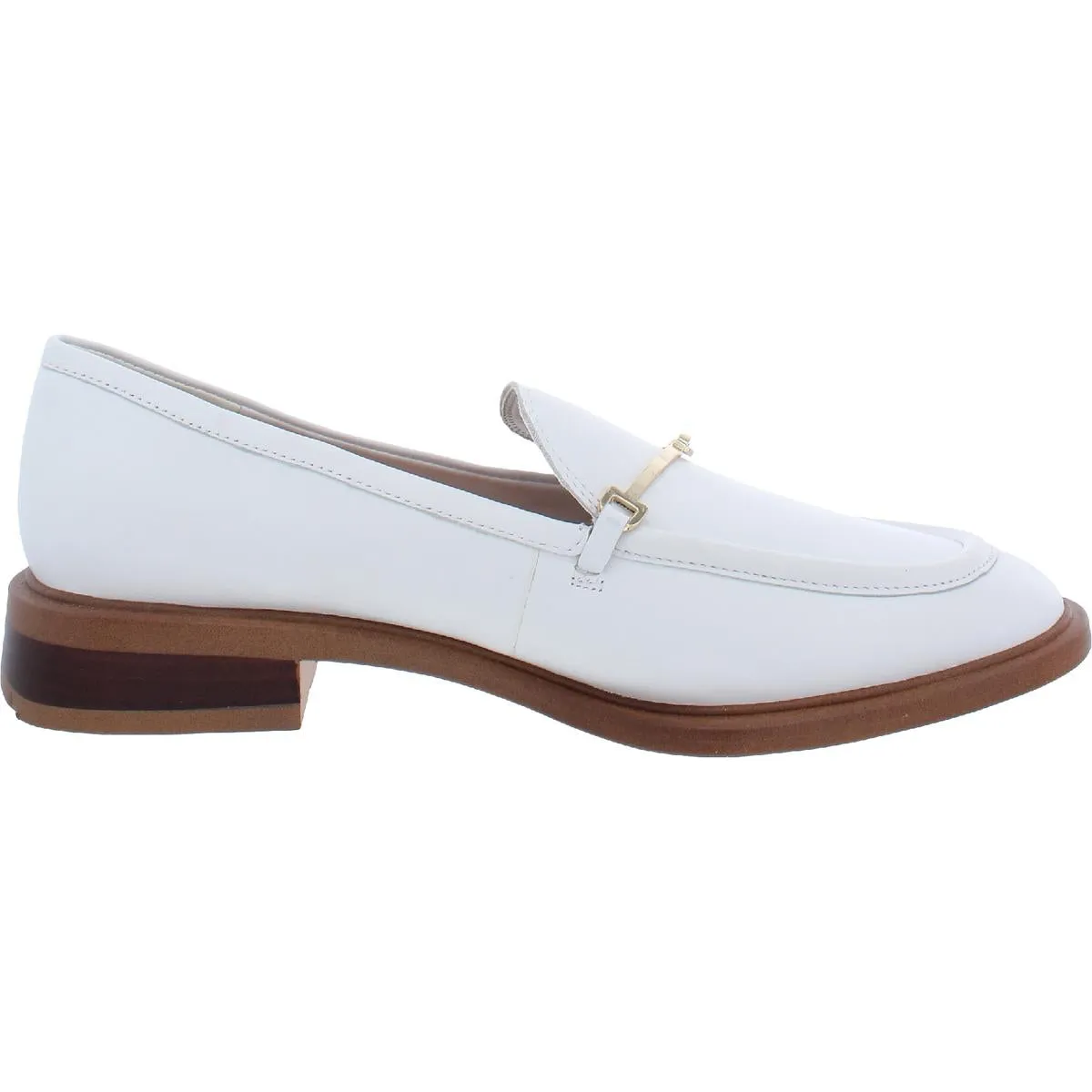 Franco Sarto Womens Eda Leather Slip On Loafers