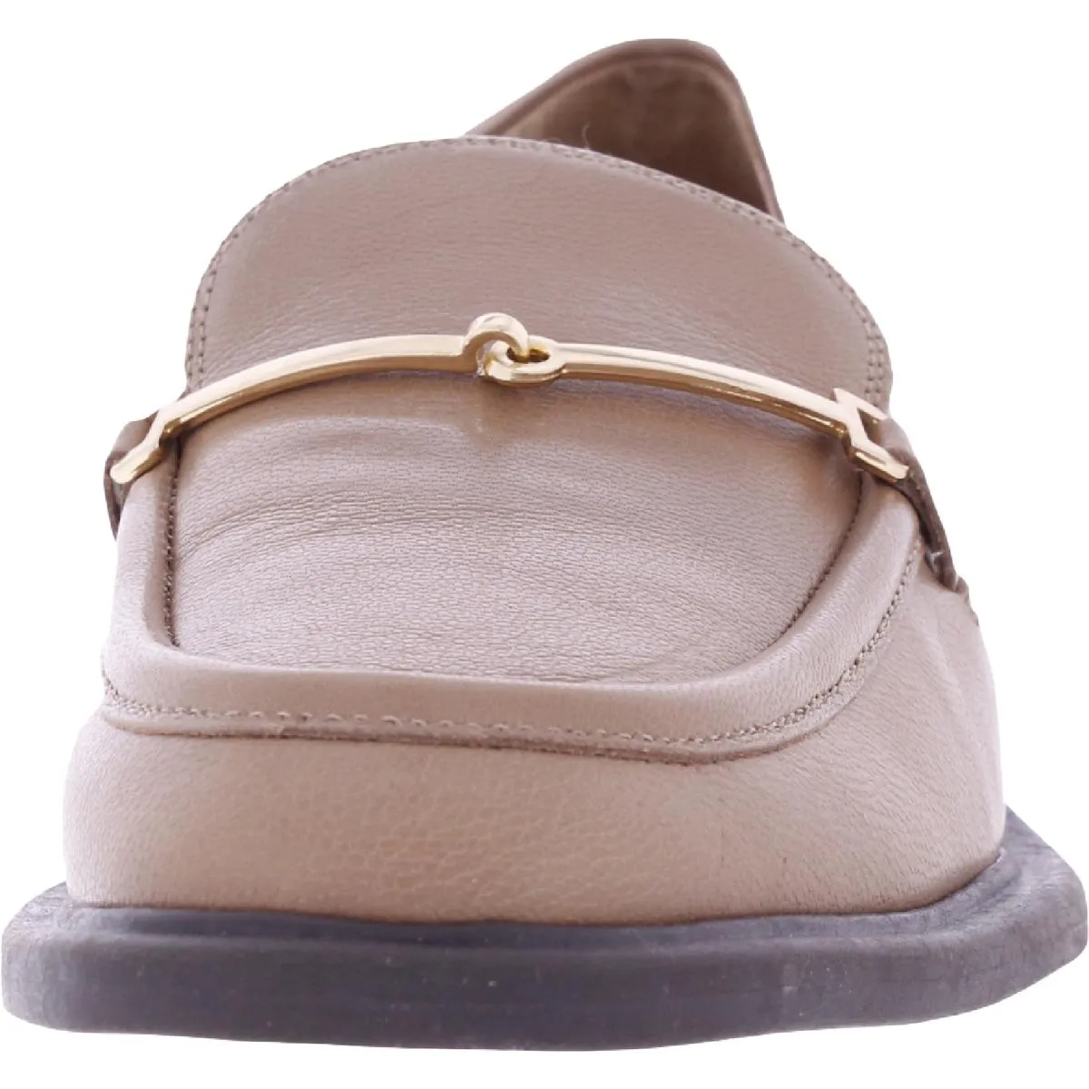 Franco Sarto Womens Eda Leather Slip On Loafers