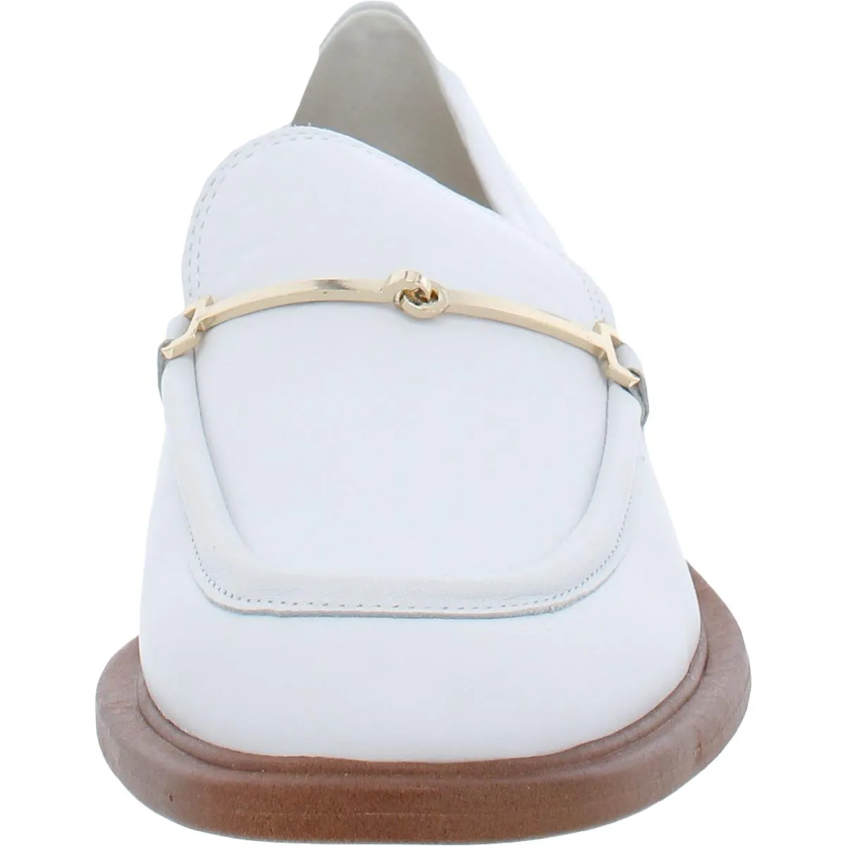 Franco Sarto Womens Eda Leather Slip On Loafers