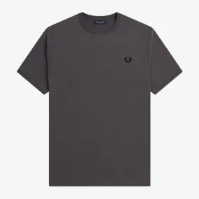 Fred Perry Ringer T-Shirt - Gunmetal