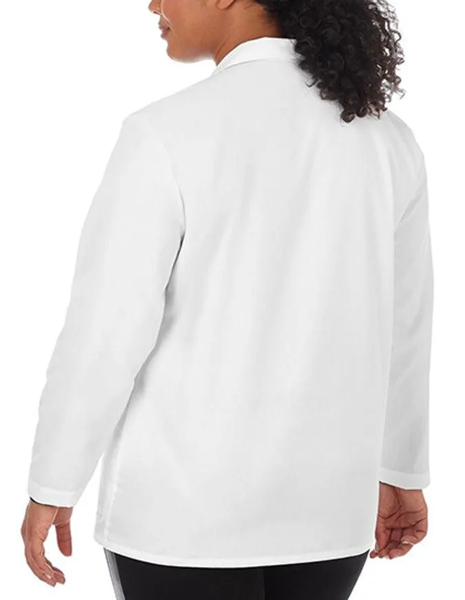 Free Embroidery Meta 28 Inch Women's Three Pocket Consultation Coat