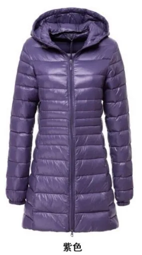 (Free Shipping) NewBang Plus Sizes Long Down Jacket Women Winter