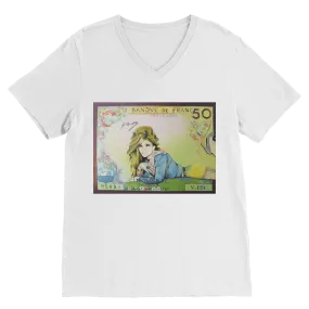 French Franc Classic V-Neck T-Shirt