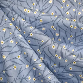 Fresh Linen Floral Sachets Vine Rayon Denim Blue