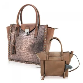 Freya Concealed Carry Purse: Sandal-wood