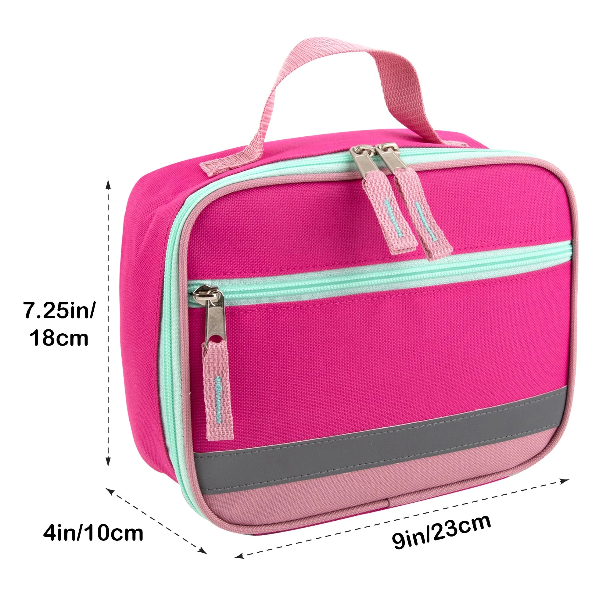 Fridge Pak Reflective Strap Lunch Bag - 3 Girl Colors