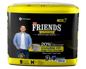 Friends UltraThinz Slim Fit Dry Pants for Men