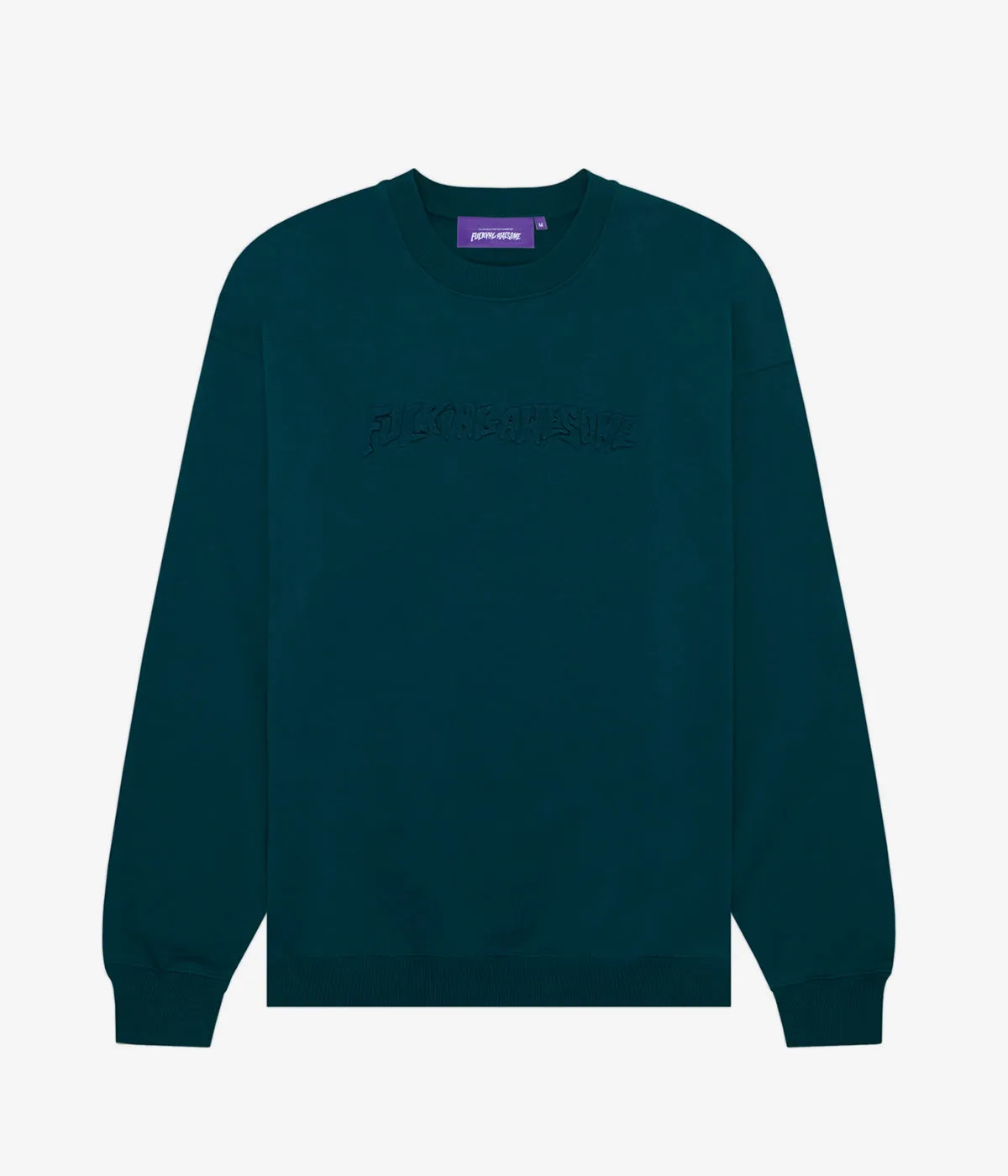 Fucking Awesome Stamp Embossed Crewneck