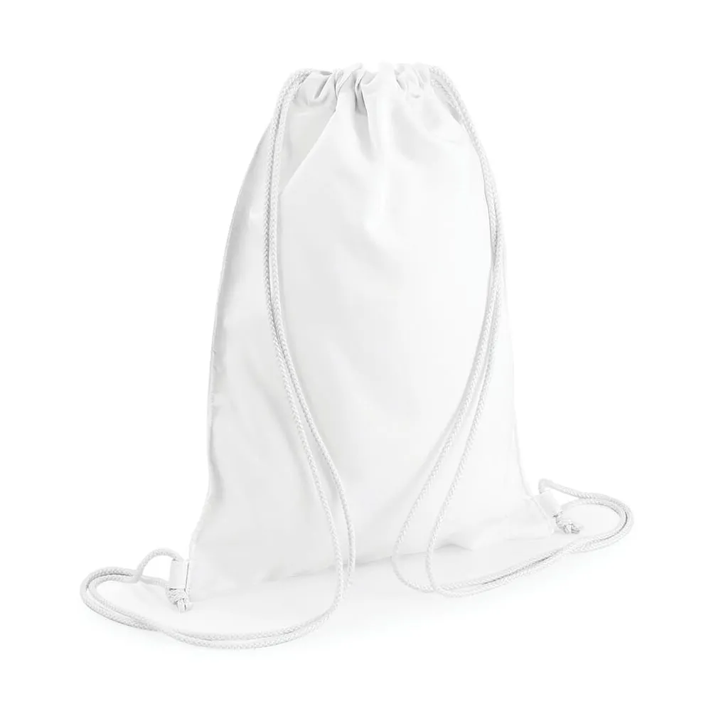 FULL CARTON - 50 x WHITE DRAWSTRING Bags - PLAIN WHITE -  31cm x 50cm