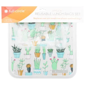 Full Circle Home Cactus Lunch Bags - Pack of 2
