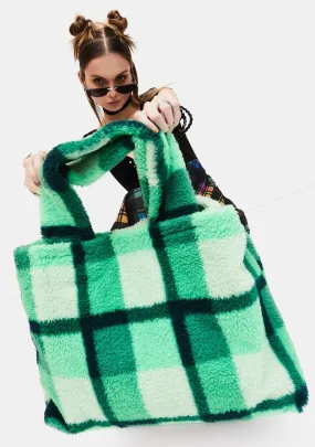 Funky N' Fresh Fuzzy Tote Bag
