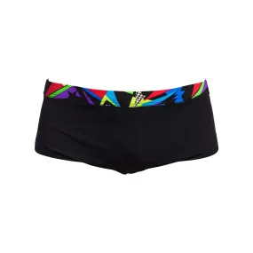 Funky Trunks Boy's Beat it Black Sidewinder Trunks
