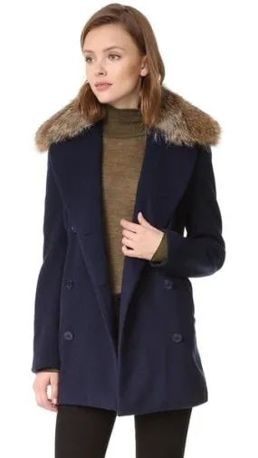 Fur Collar Coat