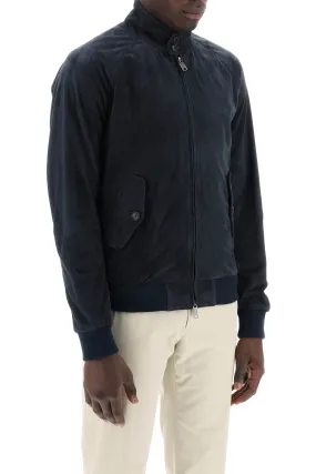 g9 harrington suede leather jacket