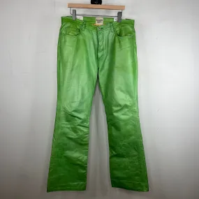 Gallery Dept Green Leather Pants