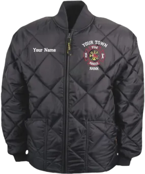 Game Sportswear: The Ladies Fit Bravest Diamond Quilt Jacket - Deluxe Embroidery Package