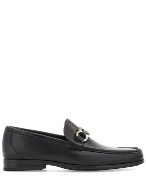 Gancini-plaque patent-finish loafers<BR/><BR/><BR/>