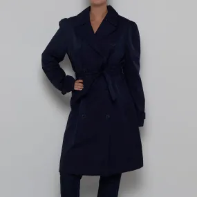 Gap Black Trench Coat - L