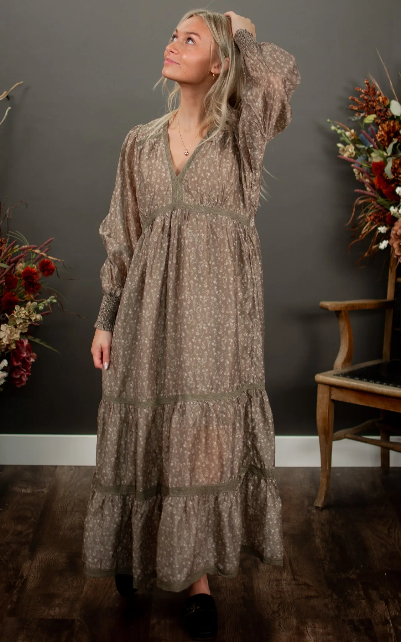 Garden Grazer Midi Dress