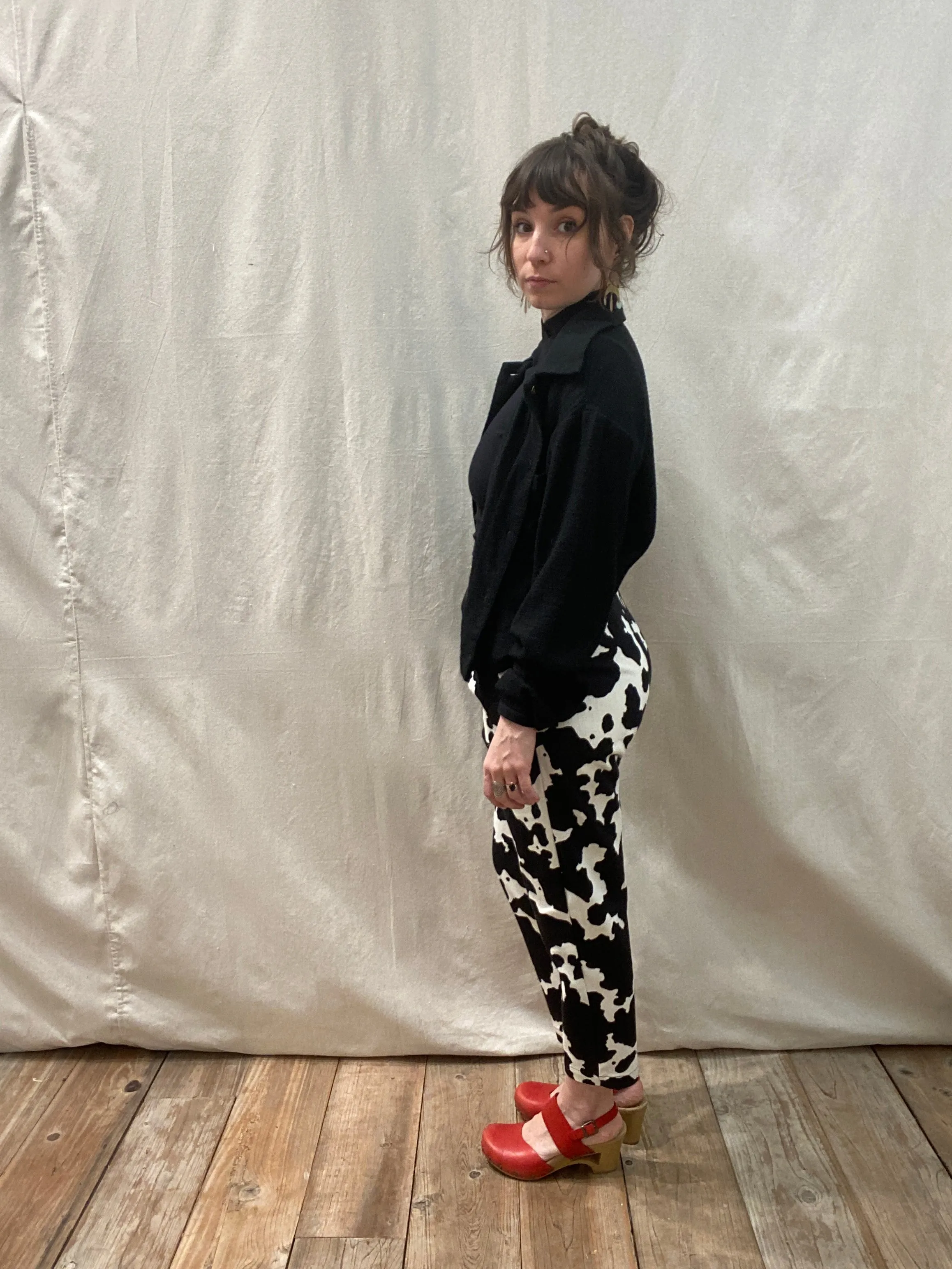 Garden Jacket in Black Teddy