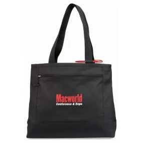 Gemline Black Utility Tote