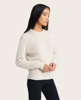 GENTLE SOULS - Site Exclusive! Cable-Knit Cashmere Sweater