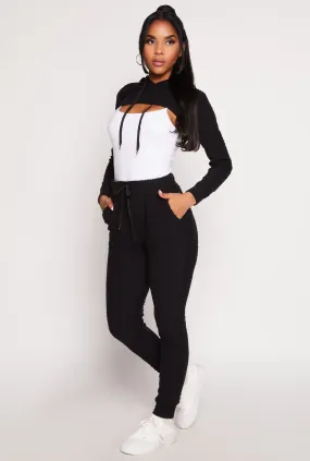 Geometric Embossed Joggers
