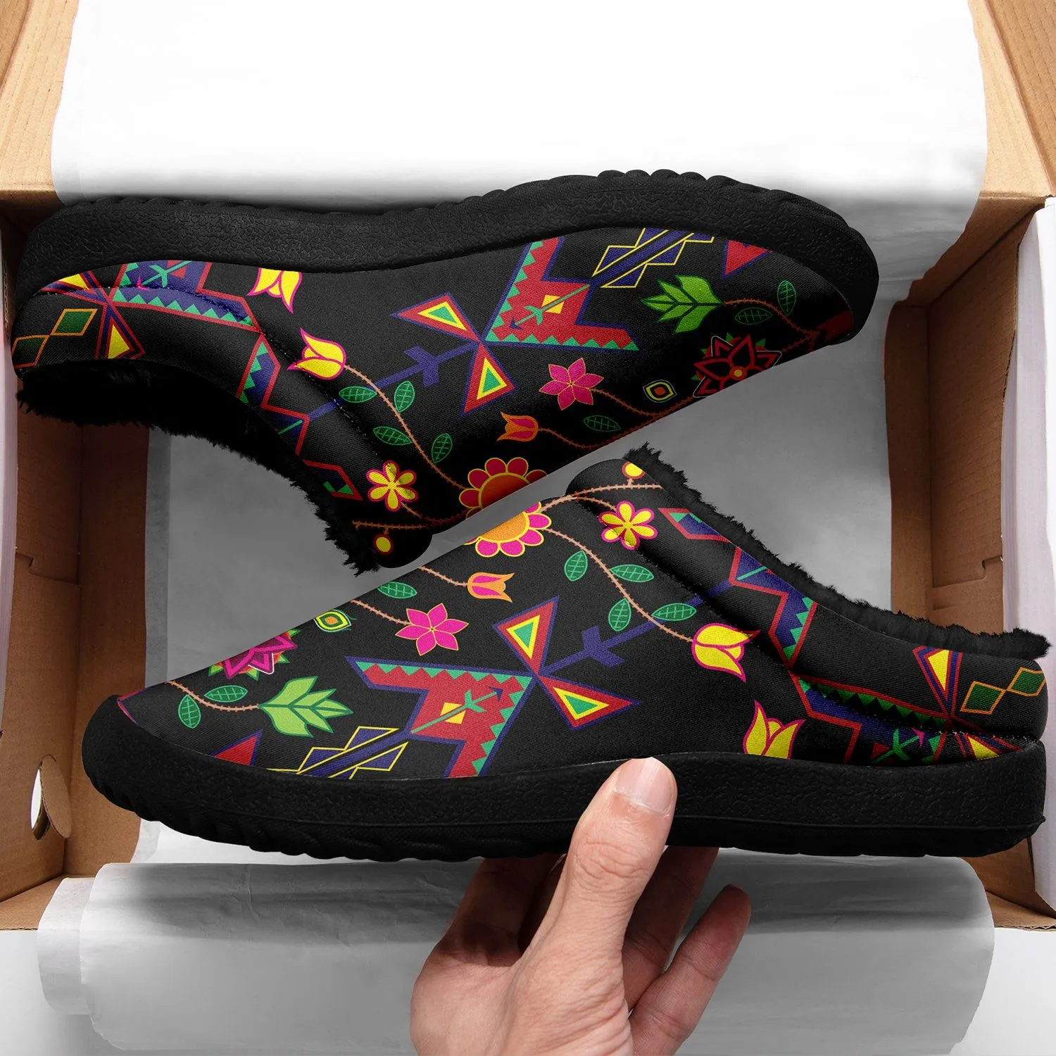 Geometric Floral Spring Ikinnii