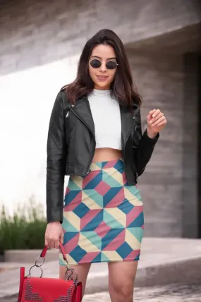 Geopattern 1 Poster Skirt