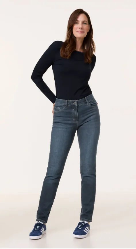 GERRY WEBER<BR>
Alissa Jeans<BR>
Black/ Blue<BR>