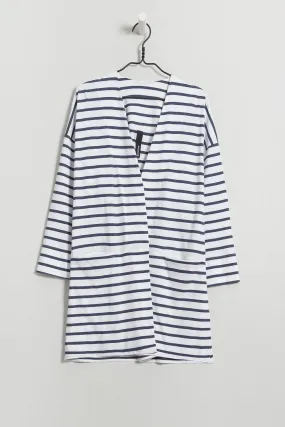 Gesture Cardigan - Blue & White Stripe