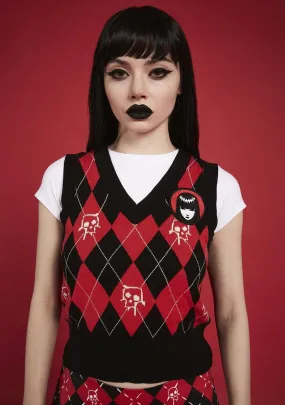 Get Lost Argyle Sweater Vest