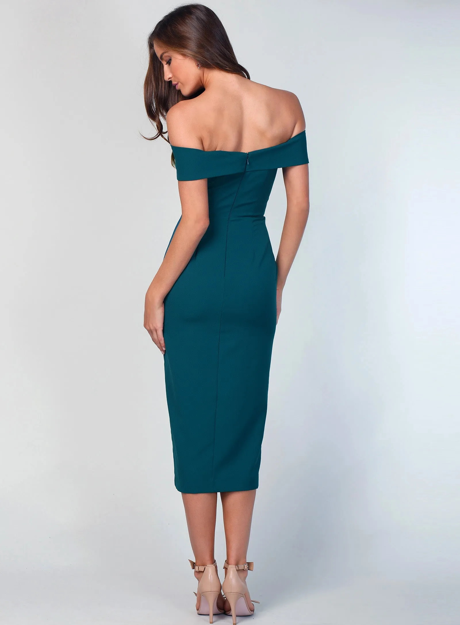 Gia Off Shoulder Midi