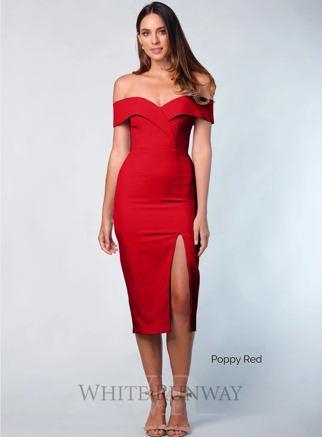 Gia Off Shoulder Midi