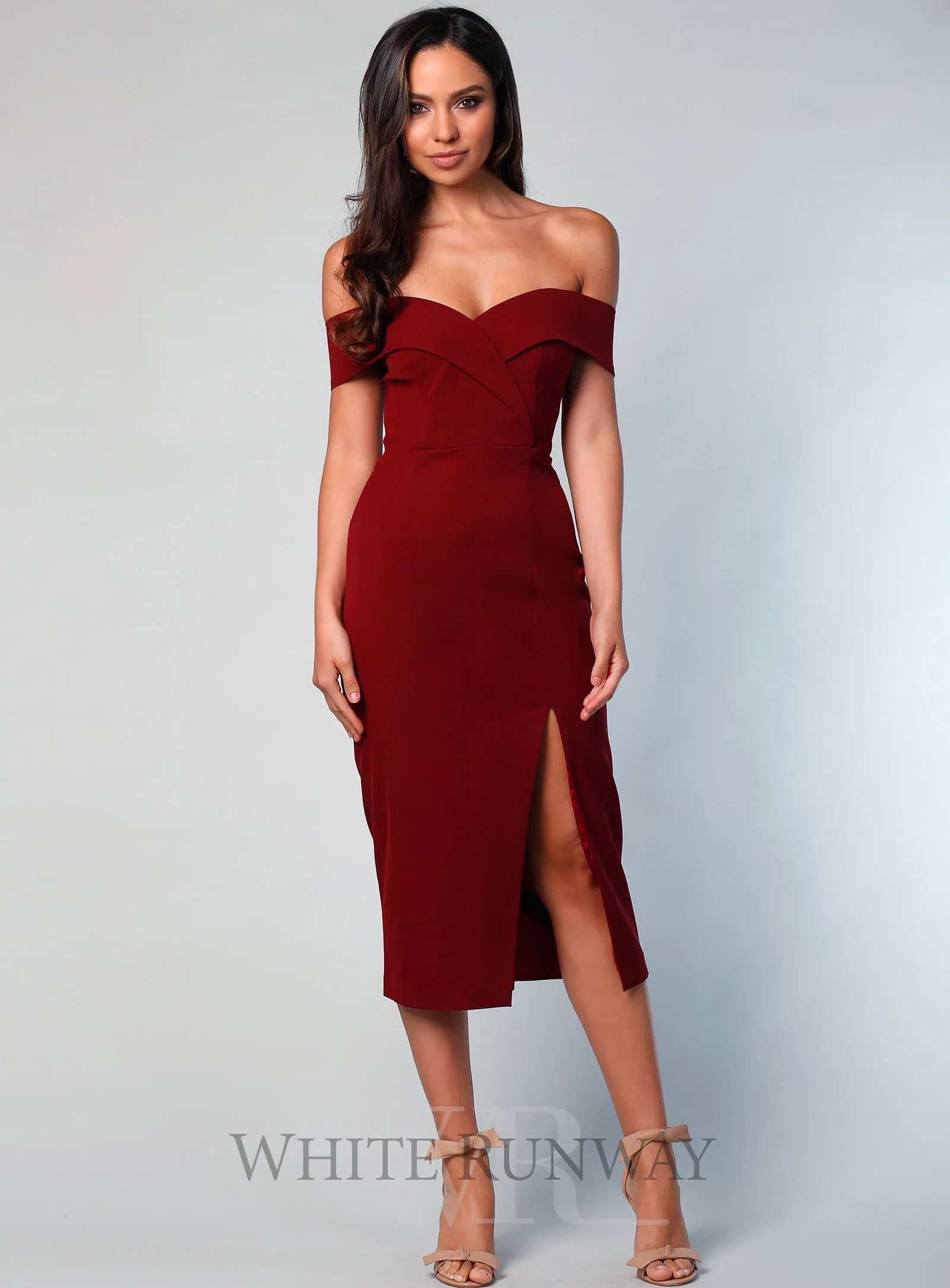 Gia Off Shoulder Midi