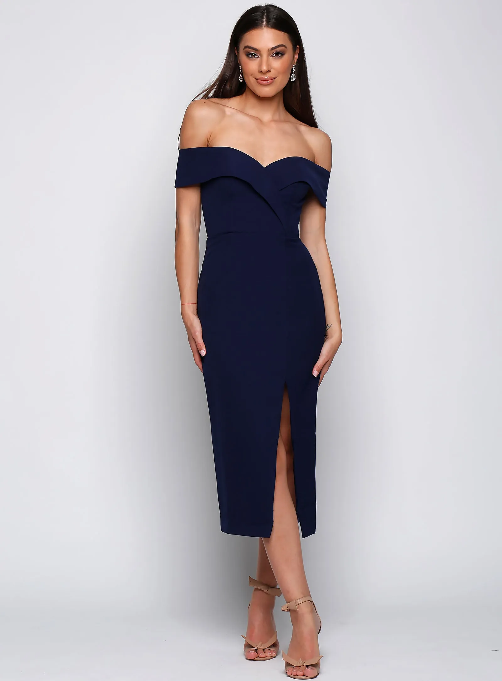 Gia Off Shoulder Midi