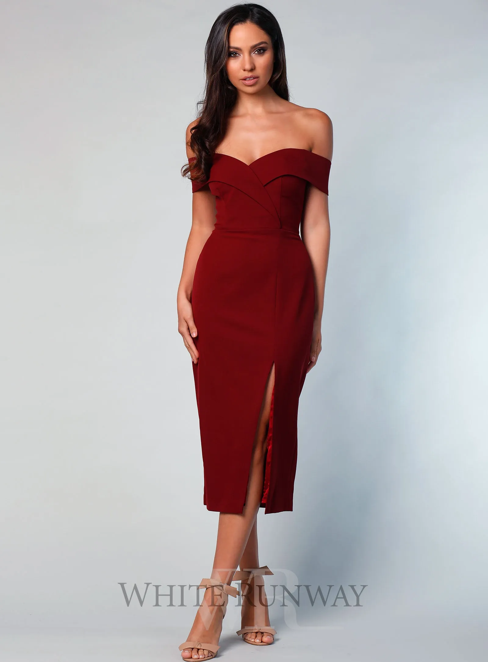 Gia Off Shoulder Midi