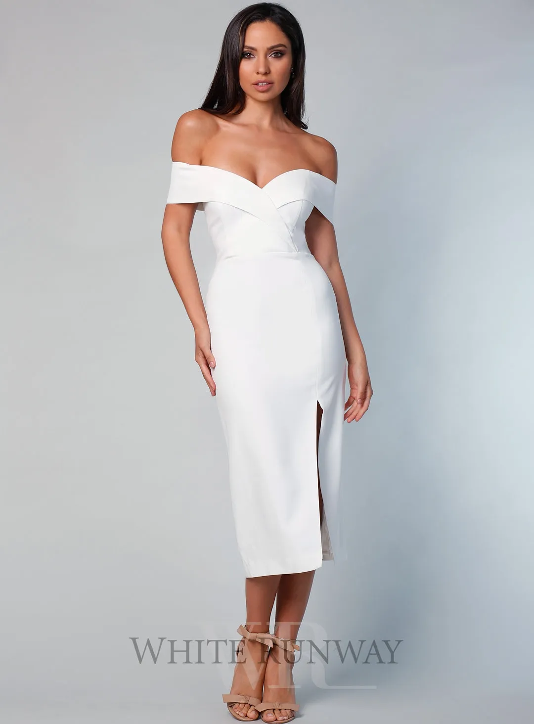 Gia Off Shoulder Midi