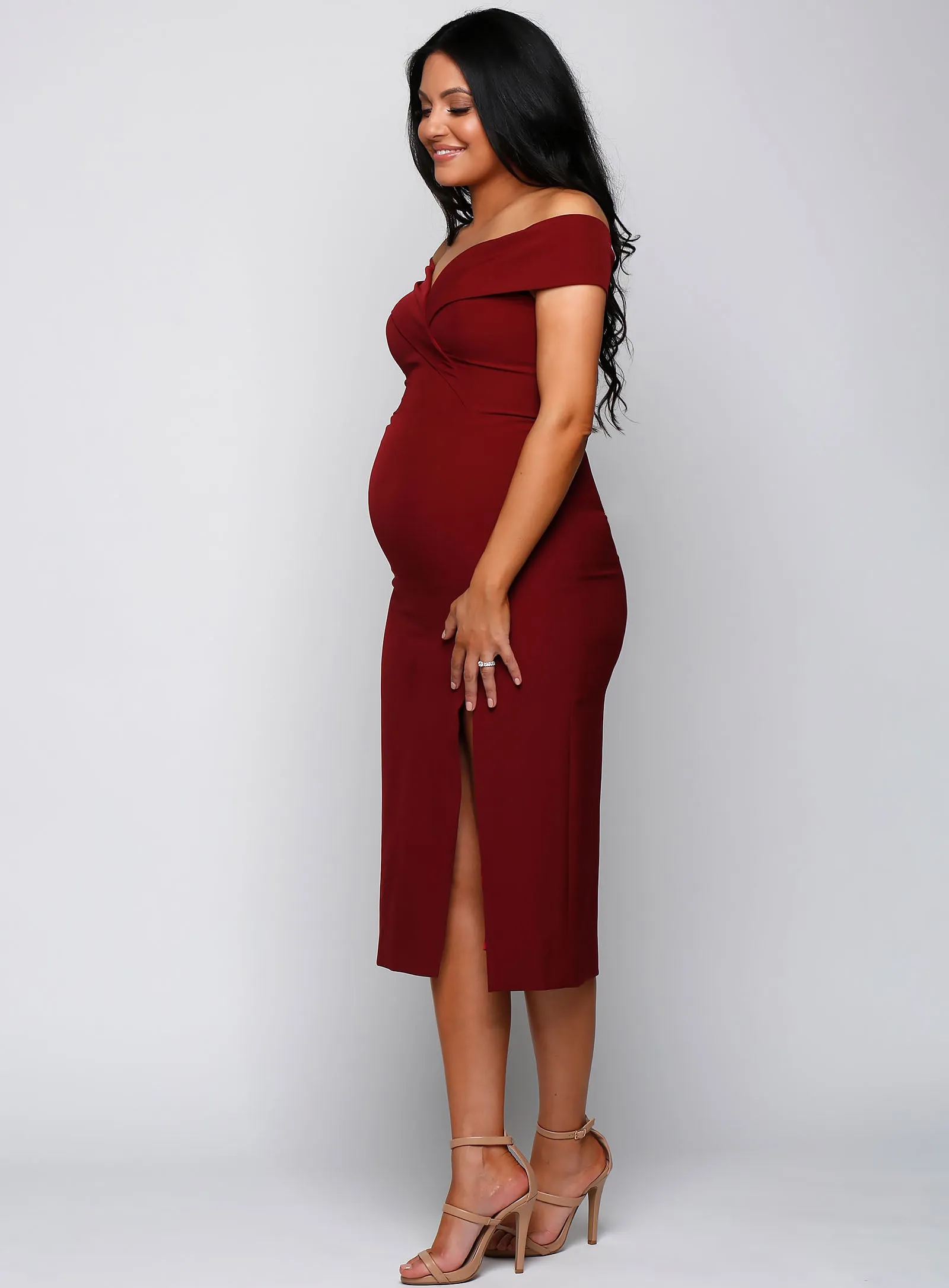 Gia Off Shoulder Midi