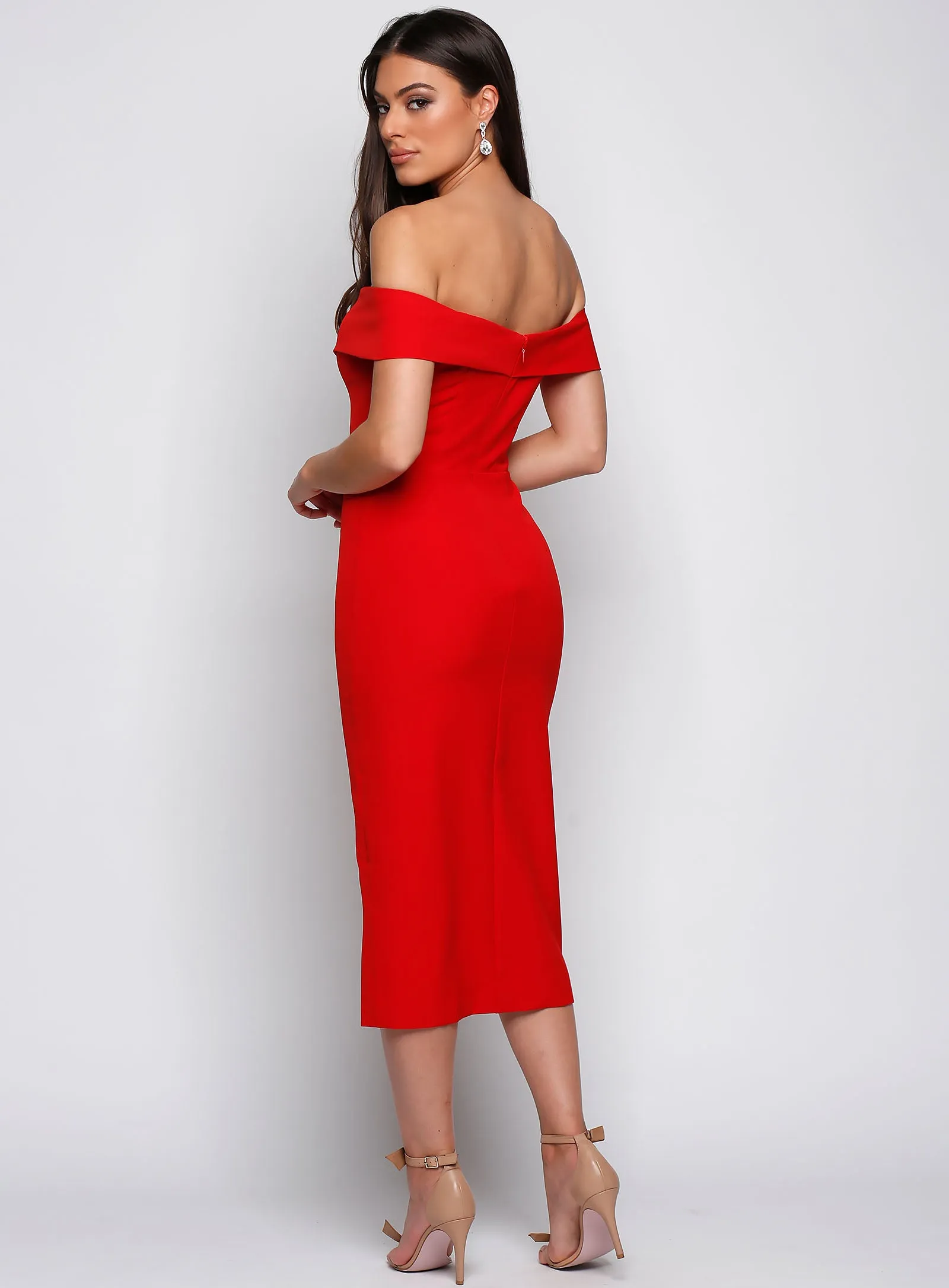 Gia Off Shoulder Midi